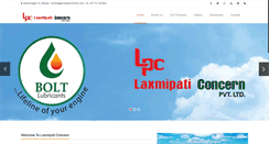 Desktop Screenshot of laxmipaticoncern.com